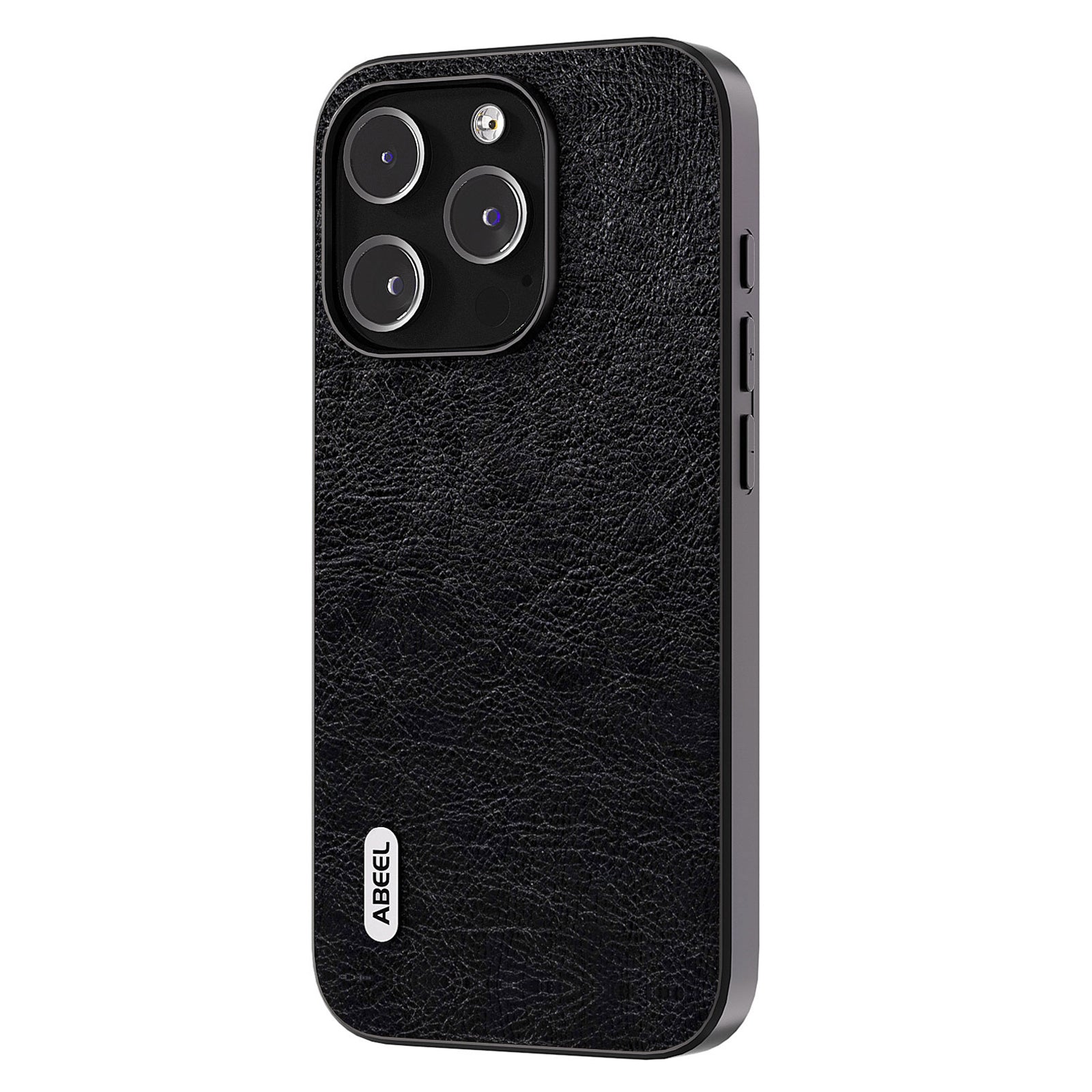 ABEEL For iPhone 15 Pro Retro Litchi Texture Anti-drop Case PU Leather Coated PC TPU Phone Cover ABEEL For iPhone 15 Pro Retro Litchi Texture Anti-drop Case PU Leather Coated PC TPU Phone Cover